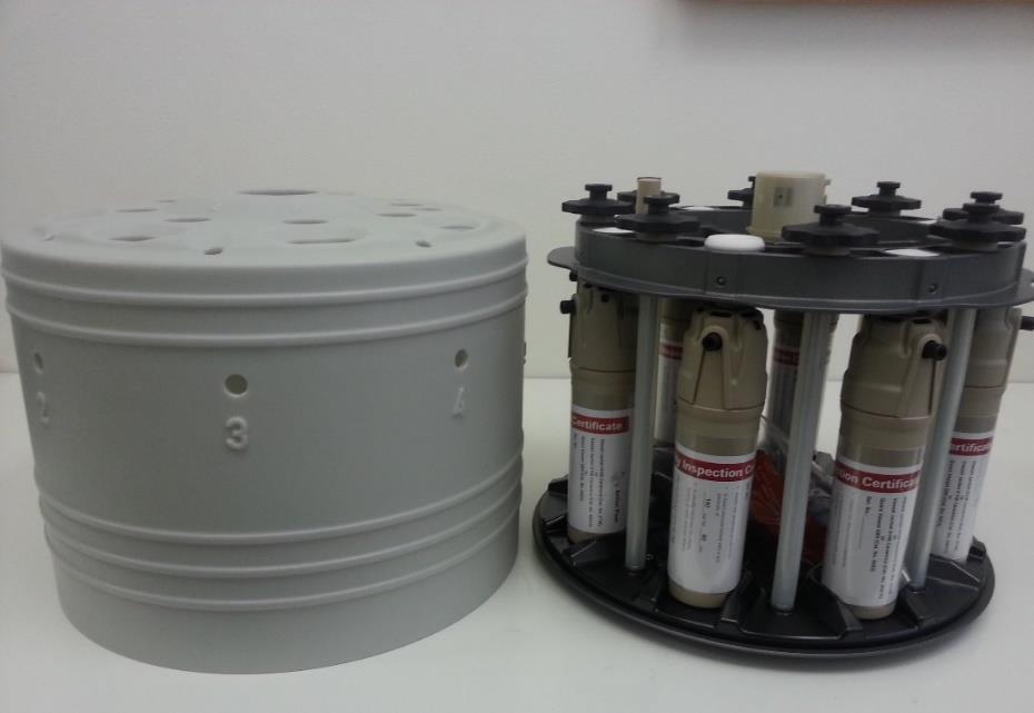 Osmipozicový rotor s nádobkami pro vysokotlaký rozklad ke stávajícímu mikrovlnnému zařízení Multiwave 300 (Anton Paar) s