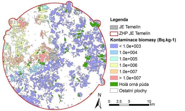 zemědělsky obhospodařovaných pozemcích