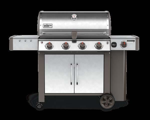 GENESIS II LX S-440 GBS PLYNOVÝ GRIL GRILOVACÍ METODY GRIL NA DŘEVĚNÉ UHLÍ GRILOVACÍ SYSTÉM GS4 Elektronické zapalování Vysoce výkonné hořáky Aromakolejnice Flavorize Bars Greas Management Systém
