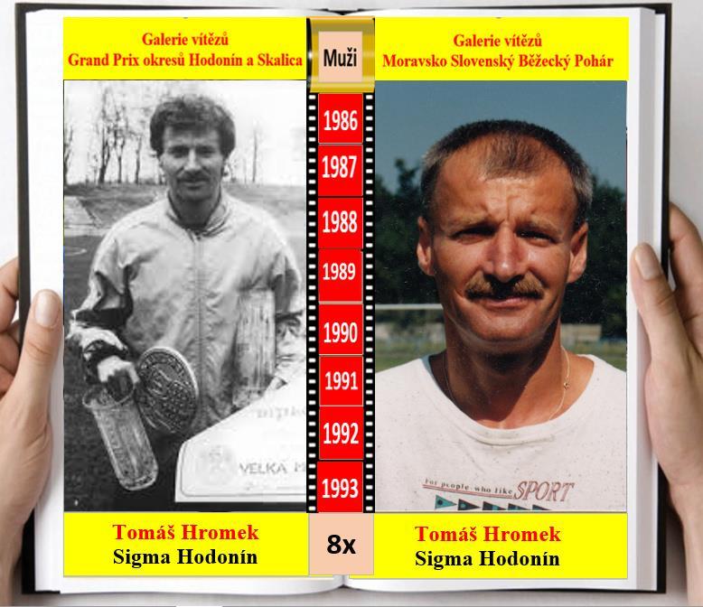 Tomáš Hromek Historicky nejúspěšnější běžec GRAND PRIX, který dokázal osmkrát po sobě celkově vyhrát. Přesto si dneska na něho pamatuje jen hrstka starý běžců.
