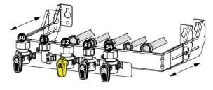 ZÁKLADNÍ ROZMĚRY ø 6/1 s redukcí 8/125 nebo 2x 8 HYDRAULICKÉ PŘIPOJENÍ A. výstup topení B. výstup teplé vody C. přívod plynu D.