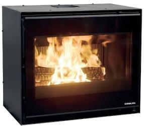 FAE120 čelní prosklení, spalinové hrdlo Ø200 - spalovací komora vyložená litinou 99 780 Kč INSERT SEGUIN - LITINA IN6021 INSERT SEGUIN 6021 čelní prosklení - multicombustible, ventilated and
