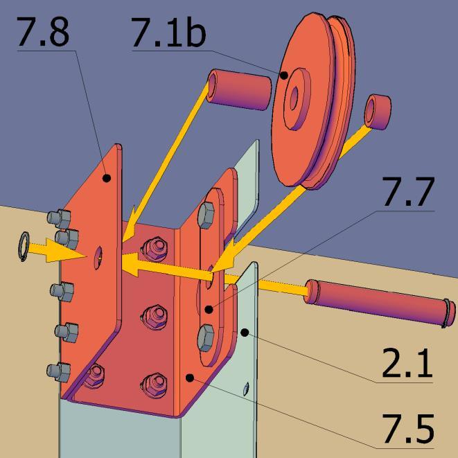 šířka W > 3 m N = 750 mm Na vkládací konzolu [7.