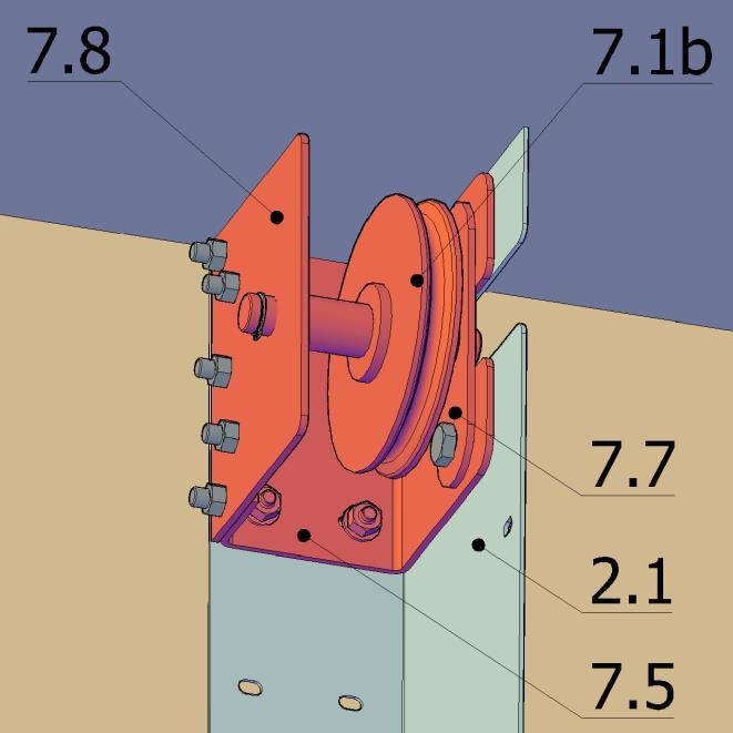 8] a redukce pro osazení hřídele [7.7].