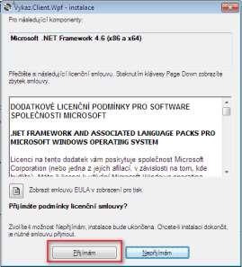 2.3 STAŽENÍ A INSTALACE MICROSOFT.NET FRAMEWORK 4.