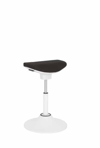 7 Balanční židle SIT & STAND zaručuje tělu zdravé sezení tím, že zapojuje přirozený pohyb těla do vašeho pracovního života. Při sezení dochází k aktivnímu zapojování různých svalových partií.