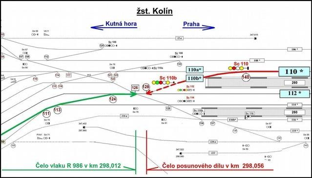 2.1.2 Popis průběhu mimořádné události a místa vzniku, včetně činnosti integrovaného záchranného systému a záchranné služby Dne 15. 12. 2017 v 10.55 h ukončil na staniční koleji č.