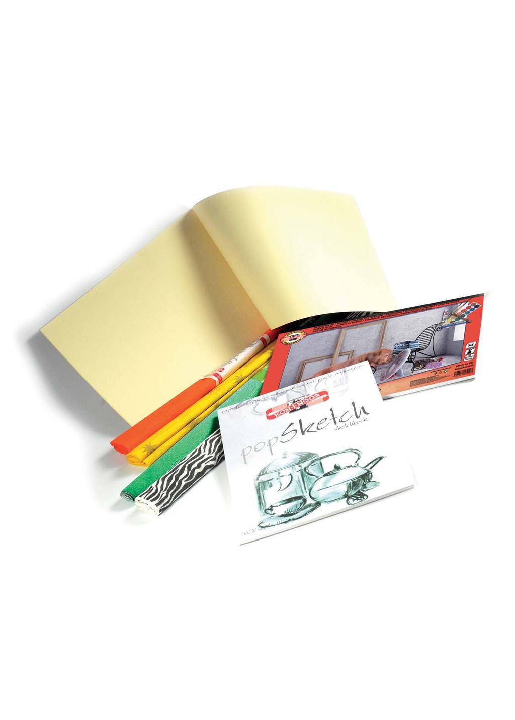 Notepads, sketchpads and paper Blöcke, Skizzenhefte und