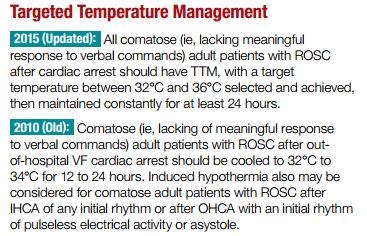 hypotermie může být použita u všech pacientů s ROSC v nemocnici s jakýmkoliv