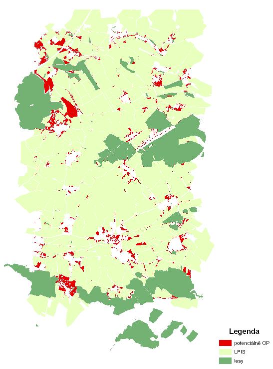 Test classification - Example of results test area: Mladá Boleslav data used : VHR data (IKONOS) potential abandoned land share in test locality 4,97%