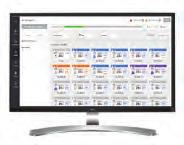 rozhraní BACnet/IP a Modbus TCP/IP, které může být