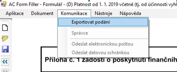 Jak vygenerovat potřebné dokumenty? Po kompletně vyplněné žádosti můžete vygenerovat potřebné dokumenty, s příponou.mze a.pdf. Viz níže. POZOR! Po vygenerování těchto dokumentů (s příponou.mze,.