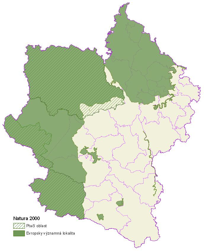 Město Český Krumlov Obrázek 22 Soustava NATURA 2000 na