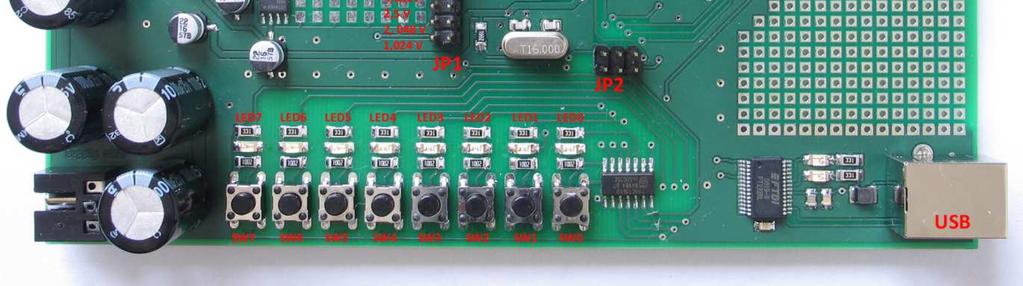 Číslo režimu odpovídá binární hodnotě zobrazené pomocí diody LED (tab.4). tab.