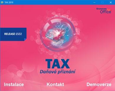 14 Příručka uživatele Daňová přiznání TAX 1 5 typ instalace. Ponechejte možnost Plná instalace. V následujícím okně vyberte složku, do které chcete program nainstalovat.