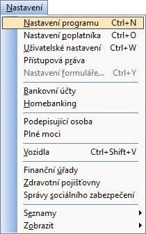 Daňová přiznání TAX Příručka uživatele 43 Otevření poplatníka Poplatníka otevřete stiskem klávesy ENTER nebo povelem Otevřít poplatníka, který najdete v hlavní nabídce agendy Adresář poplatníků.