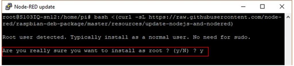 Instalace Node-RED Po dokončení všech předchozích kroků lze přejít k instalaci samotného systému Node-RED.