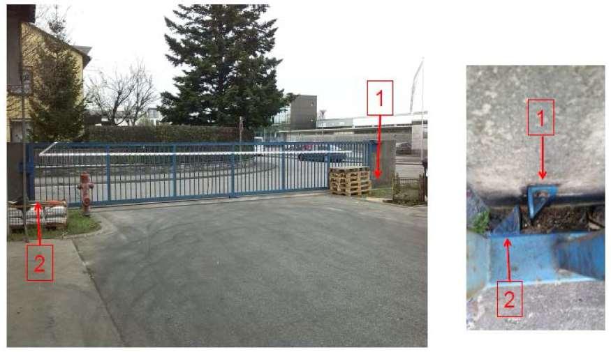 Opravné práce padající vrata úraz s následnou