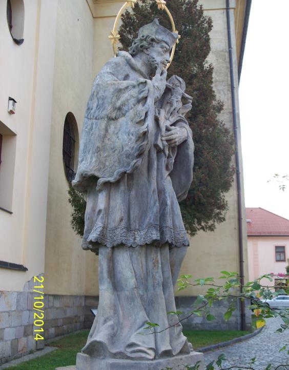 Sv. Jan Nepomucký, rejstř. č. 24759/6-3831/4 socha je z r.