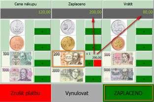 Zapíšeme-li nyní standardním způsobem platbu účtu, budeme moci zkontrolovat stav