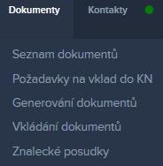 Přetažením na okno se vloží jeden nebo více souborů Výběr parcel, pro které je dokument