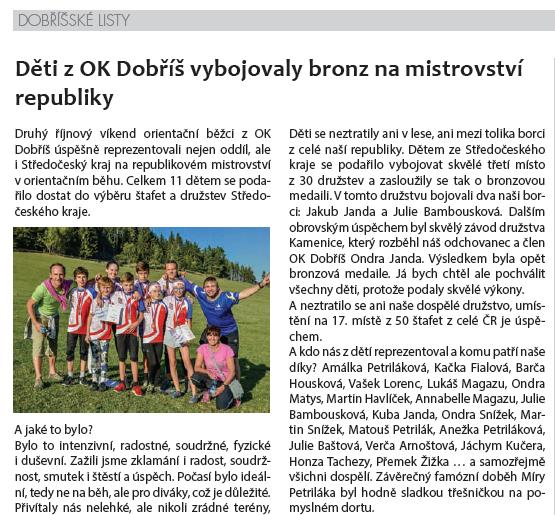 Uspořádali jsme krajský pohár
