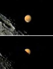 Zákryty planet Měsícem 2007 Zákryt MARSU Měsícem 24.