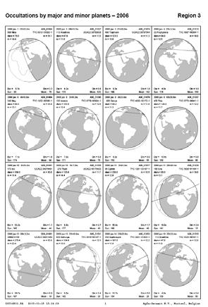 Zákryty hvězd planetkami 2007 NOMINÁLNÍ