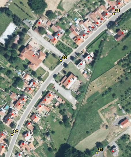 Rozmístění hlásičů v