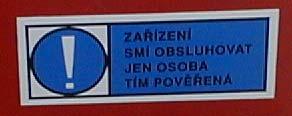 3. 4. 5. 1. Před použitím prostuduj návod k používání. 2. Před opravou, seřízením nebo údržbou odpoj stroj od zdroje elektrické energie (vytáhni vidlici ze zástrčky) a postupuj podle návodu.