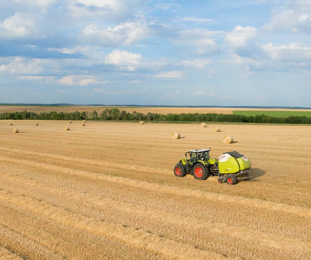 Tests Die Funktionsprüfung der Claas Variant in Stroh zum Ende der Weizenernte im Süden Frankreichs wird allen Beteiligten für lange Zeit in Erinnerung bleiben.
