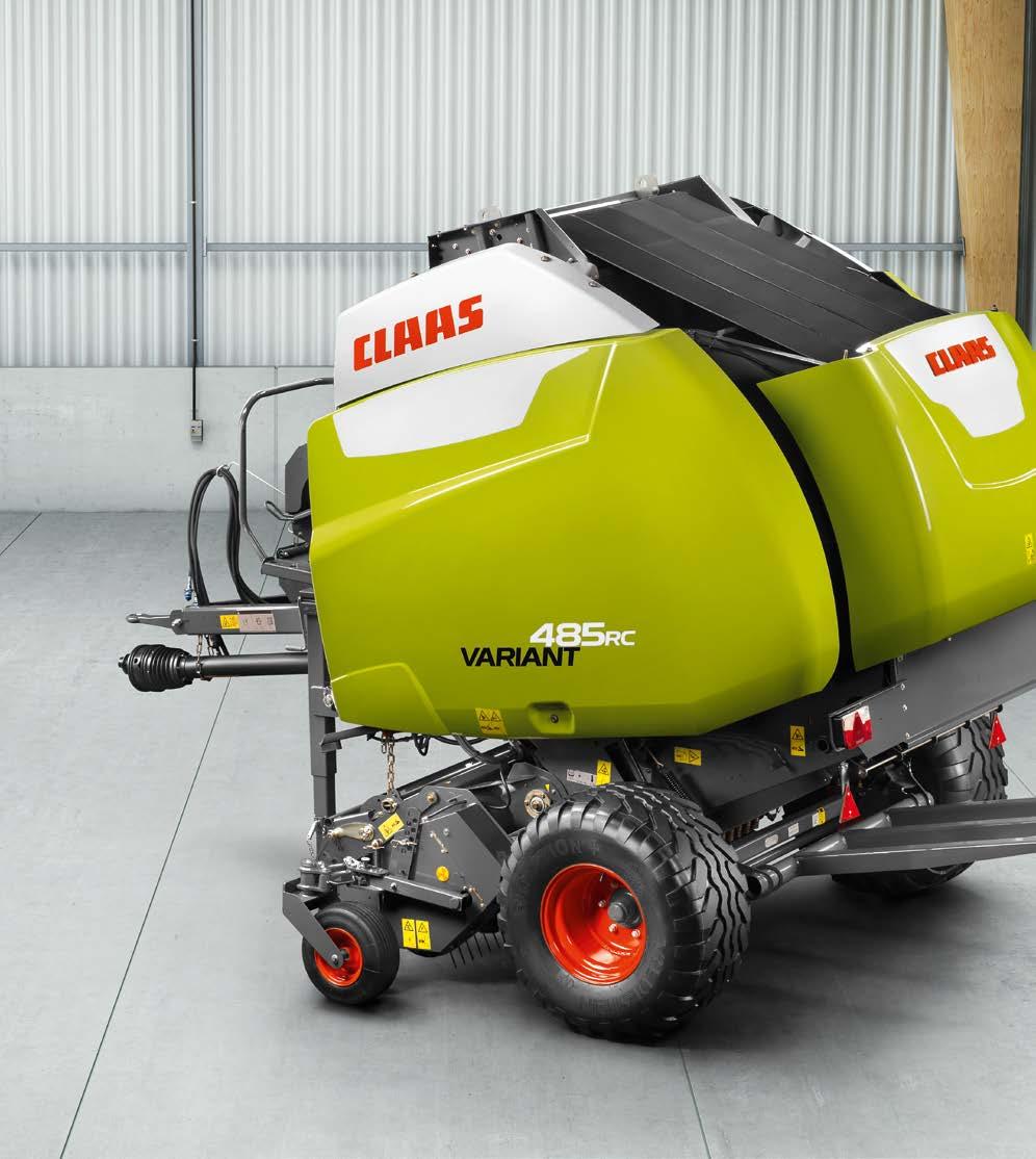 VARIANT od firmy CLAAS VARIANT od CLAAS VARIANT od CLAAS 2 Svět CLAAS 4 Přehled modelů 6 6 vteřin potřebuje lis VARIANT od otevření po opětovné uzavření zadní výklopné stěny a k odložení balíku na