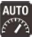 Režim automatického výběru je výchozím provozním režimem. Pokud se přepínačem funkcí vybere nová funkce, startovací režim se nastaví na Auto a na displeji se ukáže symbol.
