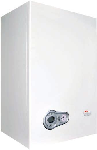 díky účinné konstrukci výměníku jako monobloku - Premixový nerezový matrixový hořák zajišťuje optimální spalování plynu, modulovaný ventilátor se zařízením proti hluku - Produkce teplé vody
