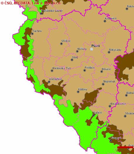 hlediska krajinného rázu. Oblasti pokrývají celé řešené území. Kromě oblastí krajinného rázu jsou vymezena místa krajinného rázu, mezi něž jsou zařazeny krajinné veduty a krajinné dominanty.