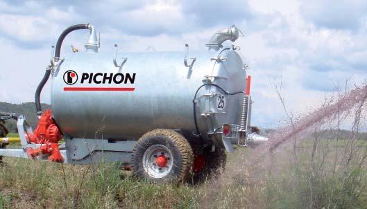 12 «ODLAĎTE» SI SVOU CISTERNU Cisterny PICHON, známé hlavně v zemědělském