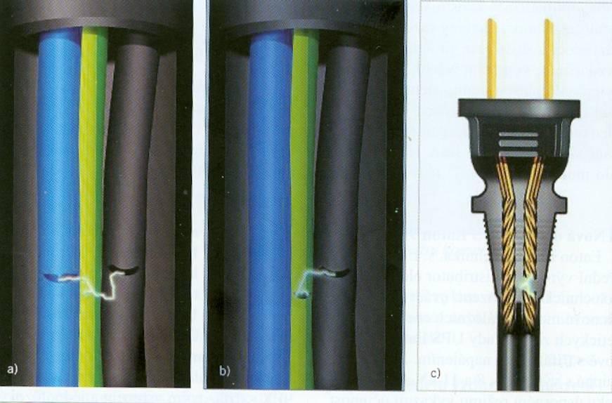 Elektrické oblouky Poruchové elektrické oblouky mohou vznikat: kontaktem mezi fází a středním
