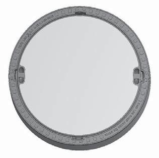 Ochrana kabelů telekomunikačních sítí Z.I.S. Kunststoff GmbH Litinový poklop s betonovou výplní Podle tech. normy EN 124 Litina/beton šedá (barva betonu) Zatížení viz.