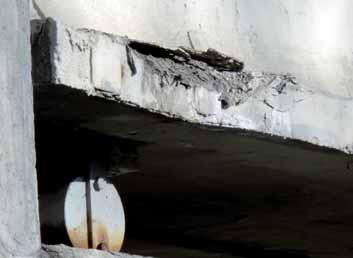 Repair of the I67 beams carried out in 1994, status after 17 years, D1 speedway Obr.