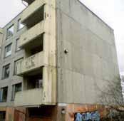 NORMY JAKOST CERTIFIKACE STANDARDS QUALITY CERTIFICATION REŠERŠE POSTUP KARBONATACE BETONOVÝCH FASÁD A BALKONŮ V Helsinkách, v oblasti Jakomäki, je od roku 1994 prováděn rozsáhlý výzkum fasád a