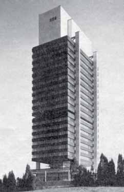 Unikátní ocelovou konstrukci tak najdeme například u budovy Závodů Gustava Klimenta ve Znojmě (Milan Možný, 1970 až 1976) [12] nebo u hotelového, festivalového a bazénového souboru Thermal v