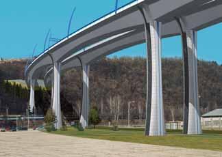 Jedná se o most celkové délky 2 055 m, stavěný třemi různými technologiemi.