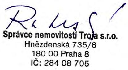 Komentář k vyúčtování nákladů spojených se správou budovy Hnězdenská 735, Praha 8 (dále jen budova ) a pozemku touto budovou zastavěném (včetně přídělu do fondu oprav) a nákladů na služby spojených s