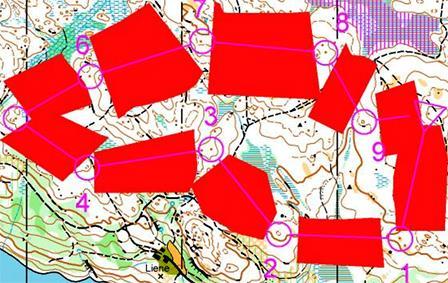 2 km, snittlengde pr