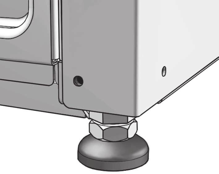4 Instlltion 4 Unlink the het pump module from the outer frme. ONLY remove the side support olts! 2x Do NOT throw wy ny olts. They need to e re inserted when trnsport or hevy mnipultion is required.