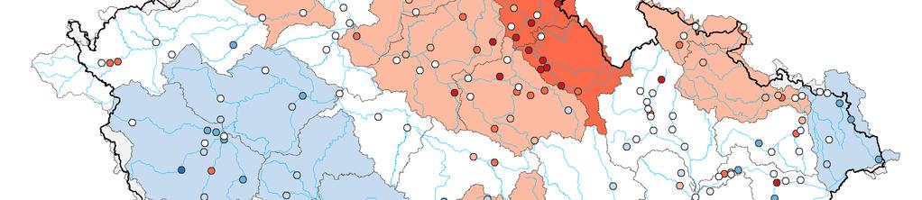 Jako mírné sucho jsou označeny stavy mírně podnormální s pravděpodobností překročení 75 85 %, jako silné sucho stavy silně podnormální s pravděpodobností překročení 85 95 % a jako mimořádné sucho