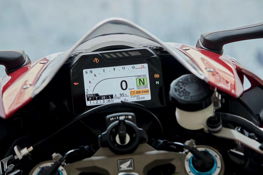 DALŠÍ FÁZE TOTAL CONTROL Legendární Fireblade prošel dlouhým vývojem a má za sebou mnoho změn, přičemž každá z nich je podložena konceptem Total Control.