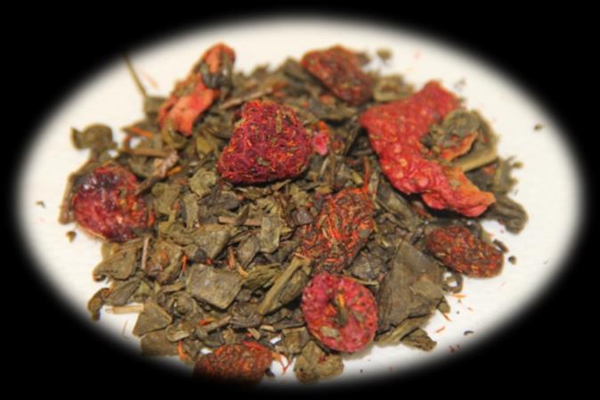 ČERVENÝ SEN aromatizovaný zelený čaj exclusive - Zelený čaj plný snů a ovoce - Obsahuje mrazem sušené ovoce ( Červený rybíz,
