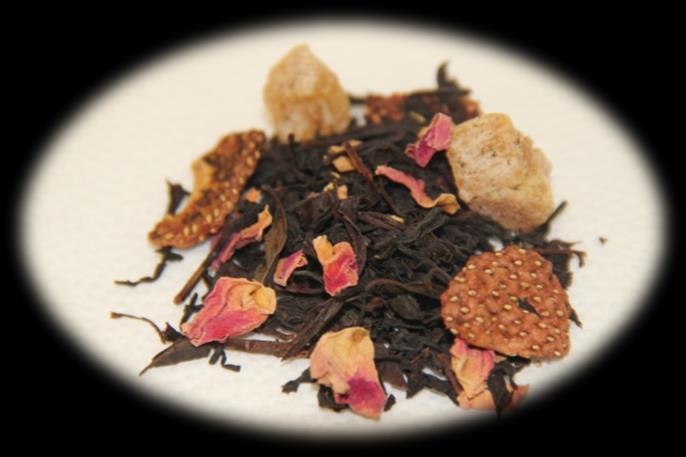 CHUŤ LÁSKY aromatizovaný černý čaj exclusive - Černý čaj se špetkou lásky - Obsahuje mrazem sušené ovoce ( Jahoda ) -