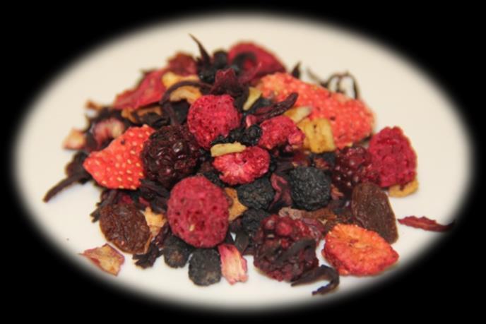 OVOCNÝ POKLAD aromatizovaný ovocný čaj exclusive - Čaj s plným košíkem ovoce - Obsahuje mrazem sušené celé ovoce ( Jahoda, Malina, Ostružina,